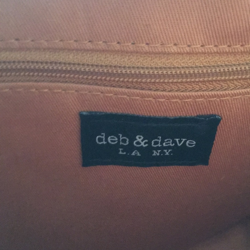 Deb and Dave brown faux leather Crossbody bag - Picture 3 of 6